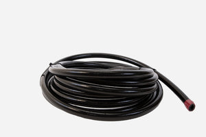 Aeromotive PTFE SS Braided Fuel Hose - Black Jacketed - AN-06 x 20ft