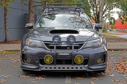 PERRIN 08-14 Subaru WRX & STI / 08-11 Impreza / 05-09 Legacy Tow Hook Kit (Front) - Flat Black