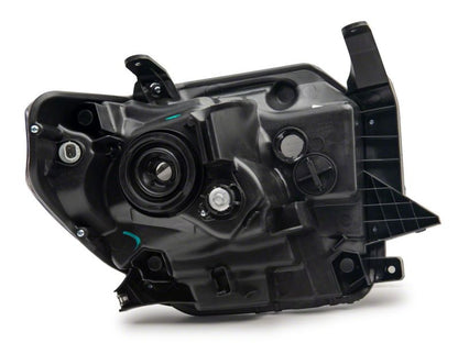 Raxiom 14-21 Toyota Tundra Axial Series Headlights w/ LED Bar- Black Housing (Clear Lens)