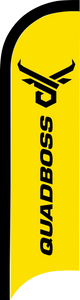 QuadBoss 11ft Sail Flag Yellow