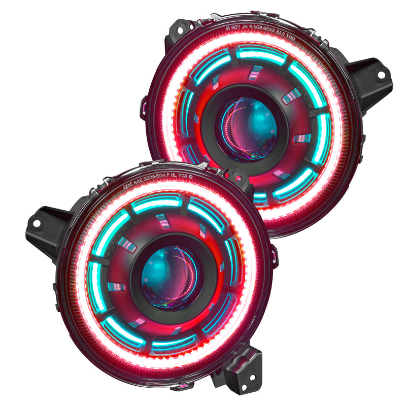 Oracle Oculus Bi-LED Projector Headlights for Jeep JL/Gladiator JT - w/ BC1 Controller