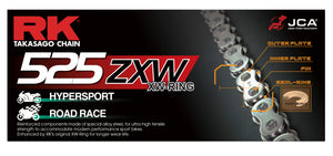 RK Chain 525ZXW-120 - Chrome