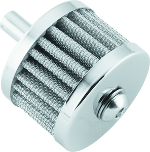 Bikers Choice Chrome 3/8 Inch Breather Filter With Bolt