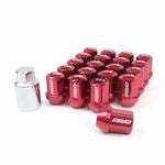 Rays Dura-Nut L32 Straight Type 12x1.50 Lug Nut Set 16 Lug 4 Lock Set - Red