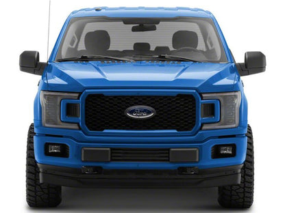 Raxiom 18-20 Ford F-150 CXR Series LED Headlights with Amber DRL- Black Housing- Clear Lens