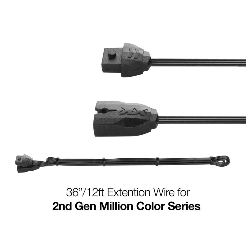 XK Glow Extension Wire for Million Color Series 2nd Gen 36In