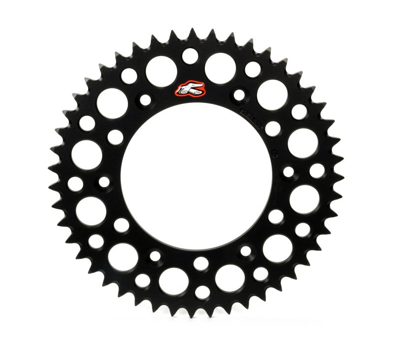 Renthal KTM/Husqvarna/GasGas Rear Grooved Sprocket - Black 520-54P Teeth