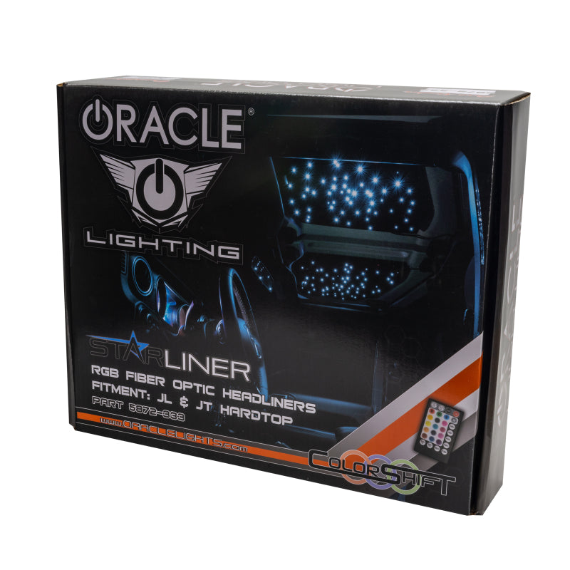 Oracle StarLINER Fiber Optic Hardtop Headliner for Wrangler JL/Gladiator JT ColorSHIFT