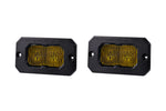 Diode Dynamics Stage Series 2 In LED Pod Pro - Yellow Fog Flush ABL (Pair)