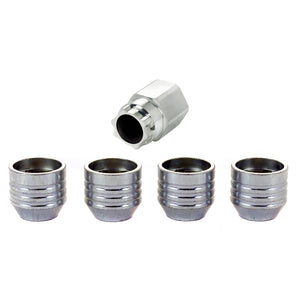 McGard Wheel Lock Nut Set - 4pk. (Under Hub Cap / Cone Seat) M14X2.0 / 13/16 Hex / .893in. Length