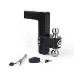 Weigh Safe 180 Hitch 10in Drop Hitch & 2.5in Shank (10K/18.5K GTWR) w/WS05 - Black Cerakote