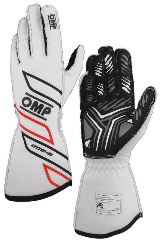 OMP ONE-S GLOVES my2025 FIA 8856-2018 NAVY BLUE / CYAN SZ XL