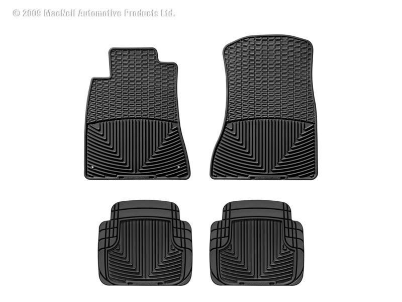 WT Rubber Mats - Rear - Blk