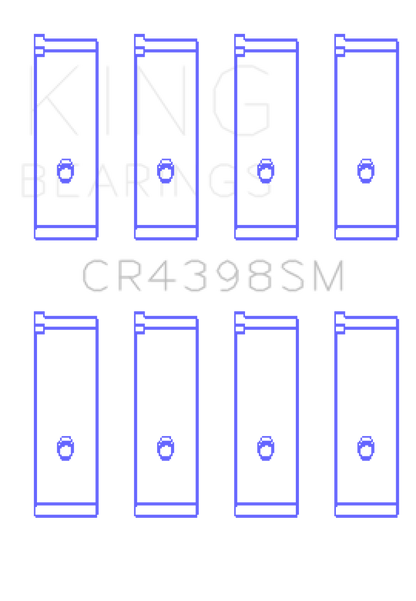 King Engine Bearings Honda L13A4/L15A (Size 0.5) Connecting Rod Bearing Set
