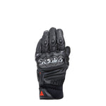 Dainese Carbon 4 Short Leather Gloves Black/Fluorescent Red - 2XL