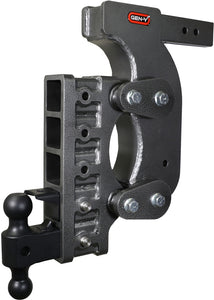 Gen-Y The Boss Torsion-Flex 2.5in Receiver 18in Drop Hitch w/Dual-Ball/Pintle Lock/Stab Kit