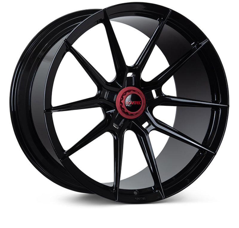 Vossen x Novitec NF10 21x9.5in - 5x114.3 BP - ET33 - Gloss Black Ferrari F12 Front Wheel