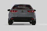 Rally Armor 19-24 Mazda3 Hatchback Black UR Mud Flap w/White Logo