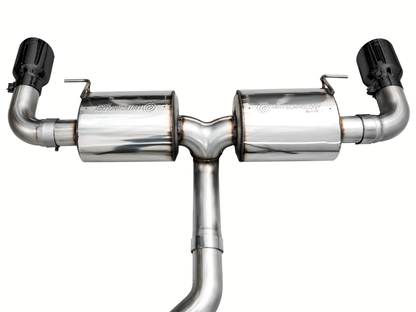 AWE 19-23 BMW 330i / 21-23 BMW 430i Base G2X Touring (Excl. Conv) Axle-Back Exhaust - Diamond Black