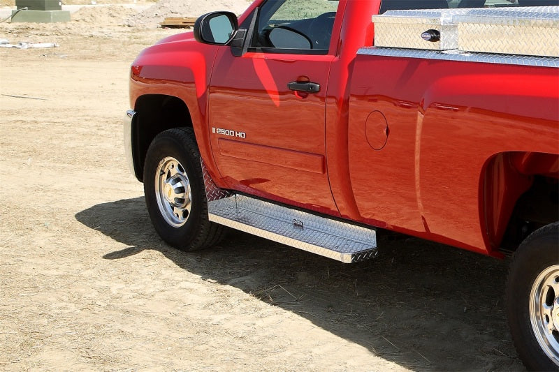 Deezee 09-21 Chevrolet/GMC Express/Savanah Running Board Cab Section Brite-Tread Aluminum