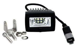 KC HiLiTES C-Series 2in. C2 LED Light 20w Area Flood Beam (Single) - Black