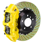 Brembo 20+ Corvette C8/C8 Z51 Rear GT BBK 6 Piston Cast 380x32 2pc Rotor Drilled- Yellow