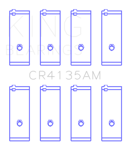 King Engine Bearings 85-01 Toyota 5SFE L4 DOHC 16 Valves (Size +1.0) Rod Bearing Set