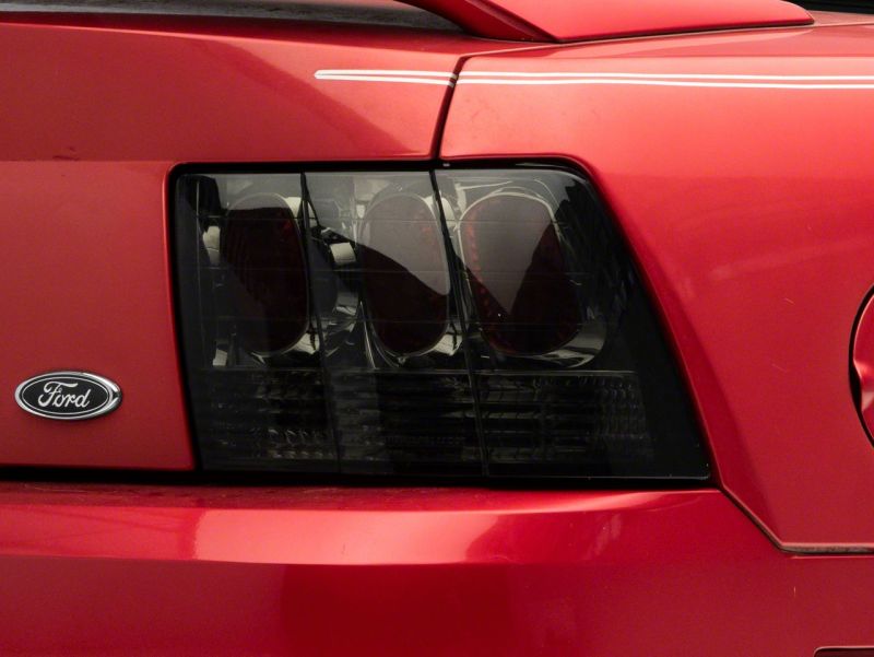 Raxiom 99-04 Ford Mustang Axial Series Altezza Style Tail Lights- Blk Housing (Smoked Lens)