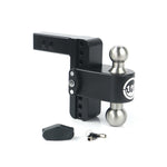 Weigh Safe 180 Hitch 8in Drop Hitch & 2in Shank (8K/12.5K GTWR) - Black Cerakote