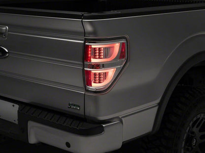 Raxiom 09-14 Ford F-150 Styleside G2 LED Tail Lights- Chrome Housing- Clear Lens