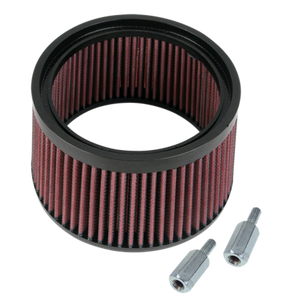 S&S Cycle 1in Taller Pleated Stealth Air Filter Kit