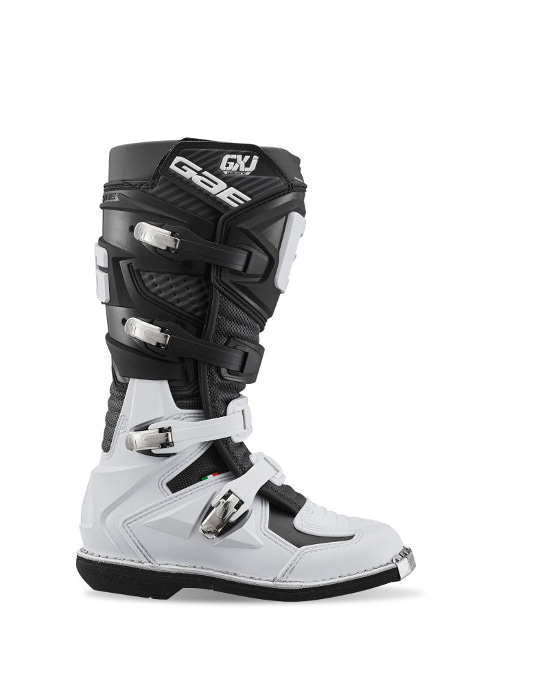 Gaerne GXJ Boot Black/White Size - Youth 5.5