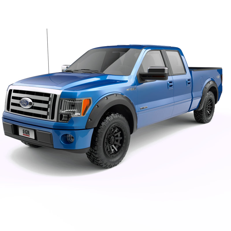 EGR 09-14 Ford F150 67in / 78.8in Bed Baseline Bolt-Style Fender Flares (Set of 4) - Textured Black