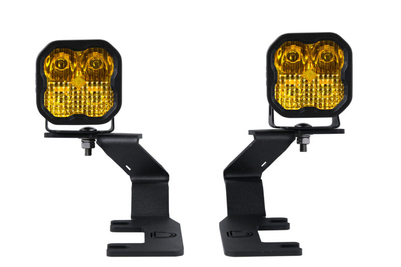 Diode Dynamics 15-21 Colorado/Canyon SS3 LED Ditch Light Kit - Sport Yellow Combo