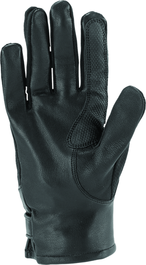 River Road Pecos Leather Mesh Gloves Black - Small