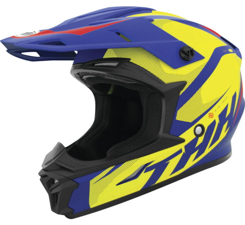 THH Helmets T710XR Airtech Blue/Yellow - XS