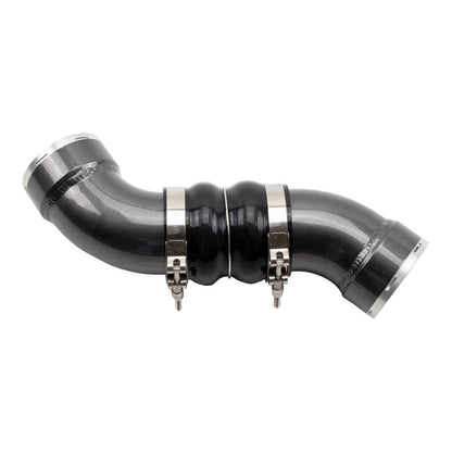 Wehrli 06-10 Chevrolet 6.6L LBZ/LMM Duramax Passenger Side 3.5in Intercooler Pipe - Semi-Gloss Black
