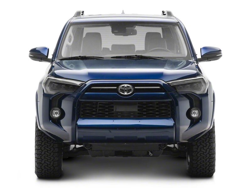 Raxiom 14-24 Toyota 4Runner CXR Series LED Headlights with Amber DRL- Black Housing- Clear Lens