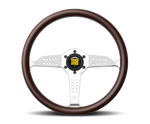 Momo Super Grand Prix Steering Wheel 350 mm - Mahogany Wood/Pol Spokes