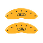 MGP 4 Caliper Covers Engraved F & R Oval Logo/Ford Yellow Finish Black Char 2000 Ford Expedition