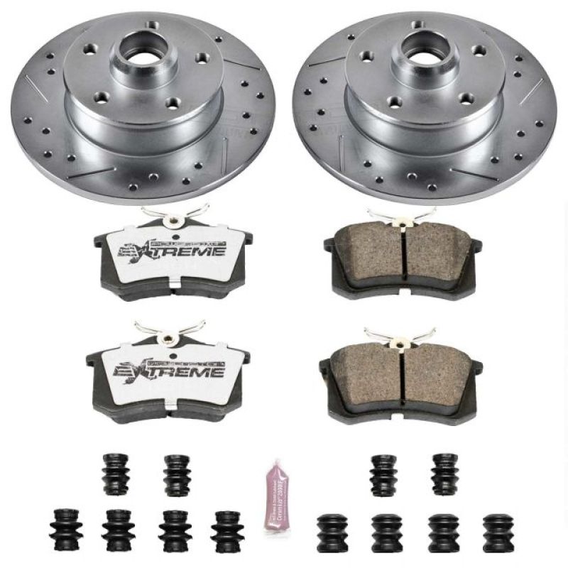 Power Stop 92-95 Volkswagen Corrado Rear Z26 Street Warrior Brake Kit