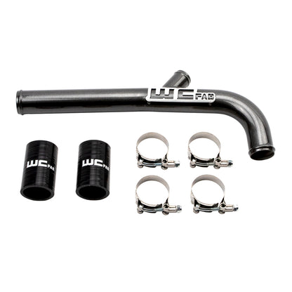 Wehrli 13-15 Dodge Cummins 6.7L w/ Dual Radiator Upper Coolant Pipe - Fine Texture Black