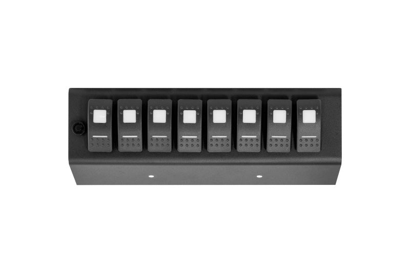 sPOD 07-08 Jeep Wrangler JK Add On Green LED 8-Switch Panel (for SourceSE)