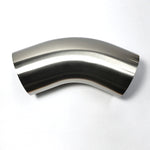 Stainless Bros 2.75in SS304 45 Deg Mandrel Bend Elbow - 1.5D Radius 16GA/.065in Wall (Leg)