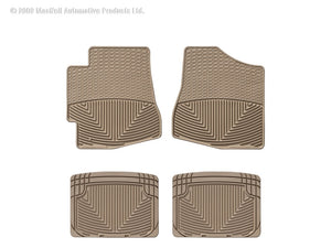 WT Rubber Mats - Rear - Tan