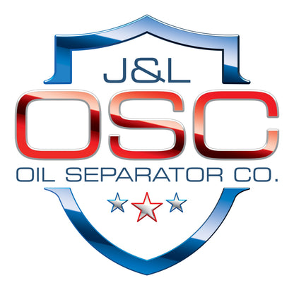 J&amp;L 19-25 Nissan Altima 2.5L Oil Separator 3.0 Passenger Side - Black Anodized