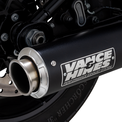 Vance & Hines 2025 Narrow Tire Softail Supersport Slip-On - Black