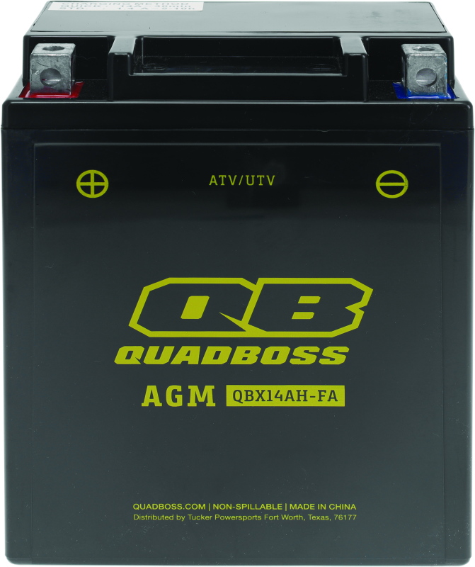 QuadBoss Maintenance-Free AGM Battery QBX14AH-FA