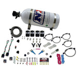 Nitrous Express Sport Compact EFI Dual Stage Nitrous Kit (35-75 x 2) x 2 w/10lb Bottle