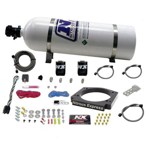 Nitrous Express GM LS 112mm Adapter Plate Kit (100-400HP) w/ 15LB Bottle